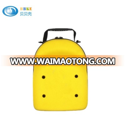 Yellow Color Cap Carrying Bag For Hard EVA Case With Shoulder Straps